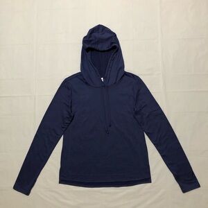 NWOT ebb & flow Women’s Long Sleeve Dark Purple Pullover Hoodie S